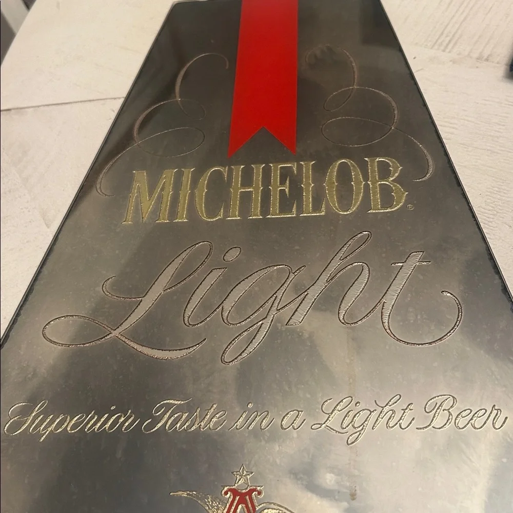 VTG Michelob light superior taste in a light beer 1970's